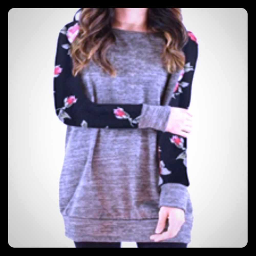 Woman’s cotton knitted sweatshirt top-NWOT